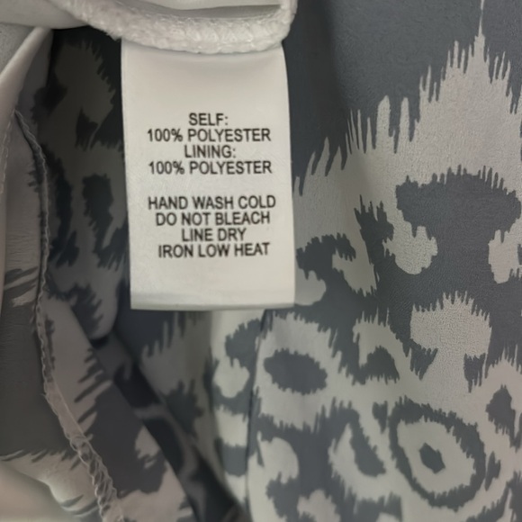 Lulus Give me a Print dress in Slate, Medium - Picture 10 of 10